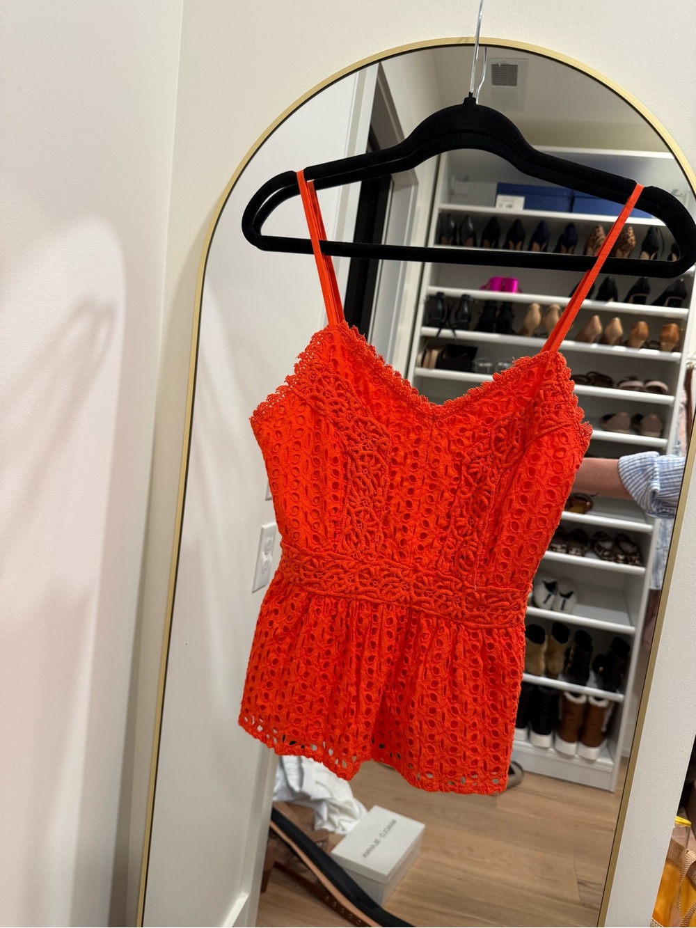 Women’s Poppy Lace Peplum Camisole Top